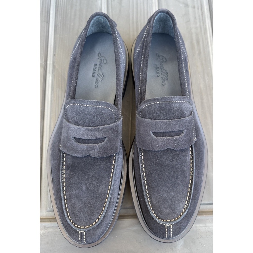 Good Man Brand Lexington Loafer  Navy Suede Size 8, Brand New‎